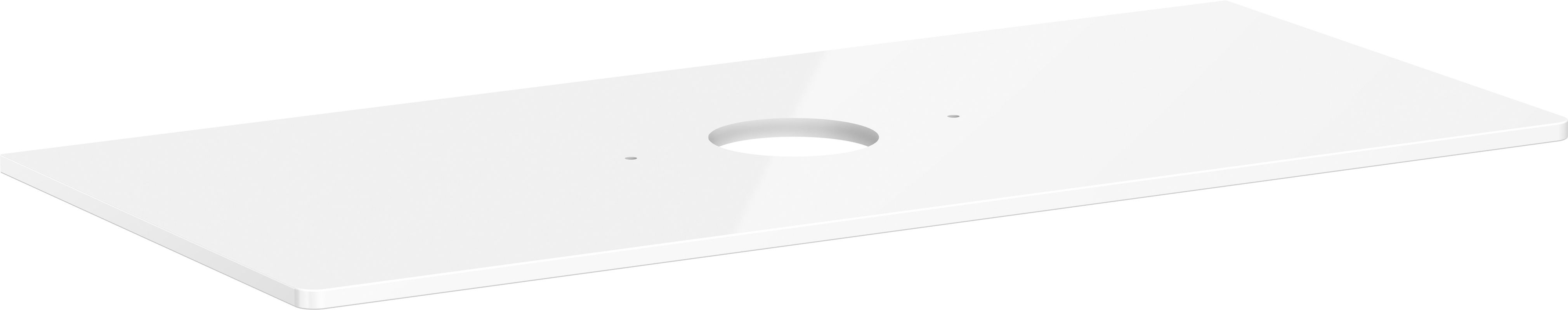 Hansgrohe Konsole Xelu Q 1180 x 540 mm mit Aus.mittig für AWT, ohne Hahnloch we hgl, 1180 x 550 mm Bild 1