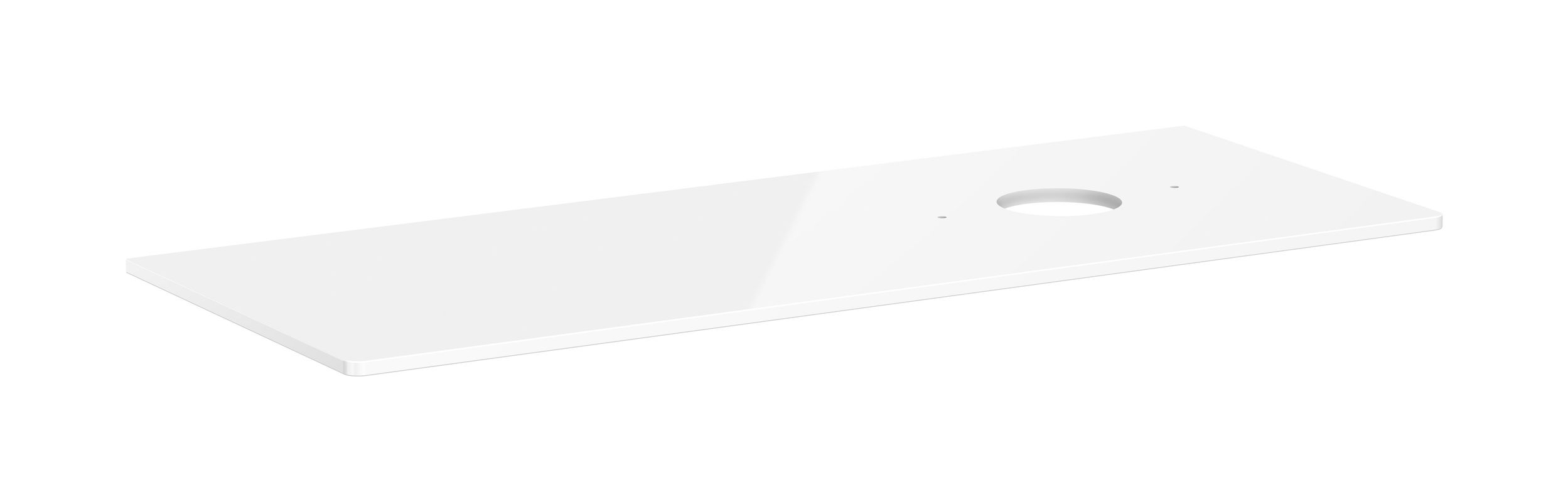Hansgrohe Konsole Xelu Q 1360 x 540 mm mit Aus. rechts für AWT ohne Hahnloch we hgl, 1360 x 550 mm Bild 1