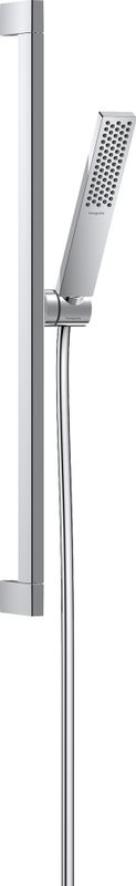 Hansgrohe Brauseset Pulsify E 1jet EcoSmart+ mit Unica Brausestange Typ 65, Farbe chrom Bild 1