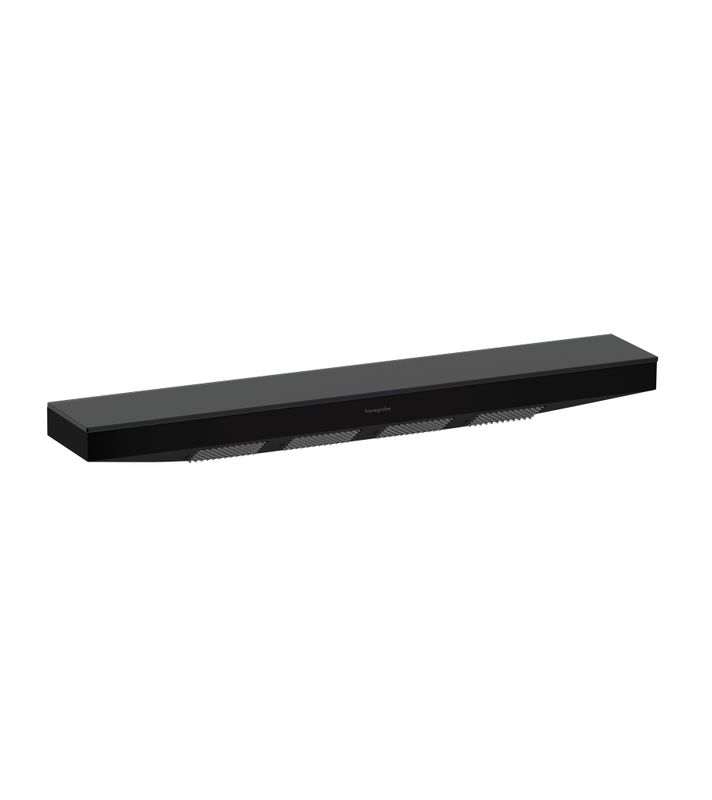 Hansgrohe Schulterbrause Rainfinity 500 1jet und Ablage matt, 81 x 79 mm, Farbe schwarz Bild 1