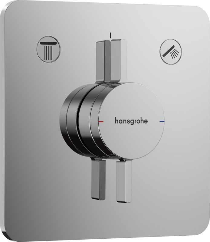 Hansgrohe Fertigset UP-Mischer DuoTurn Q, 2 Verbraucher, Farbe chrom Bild 1