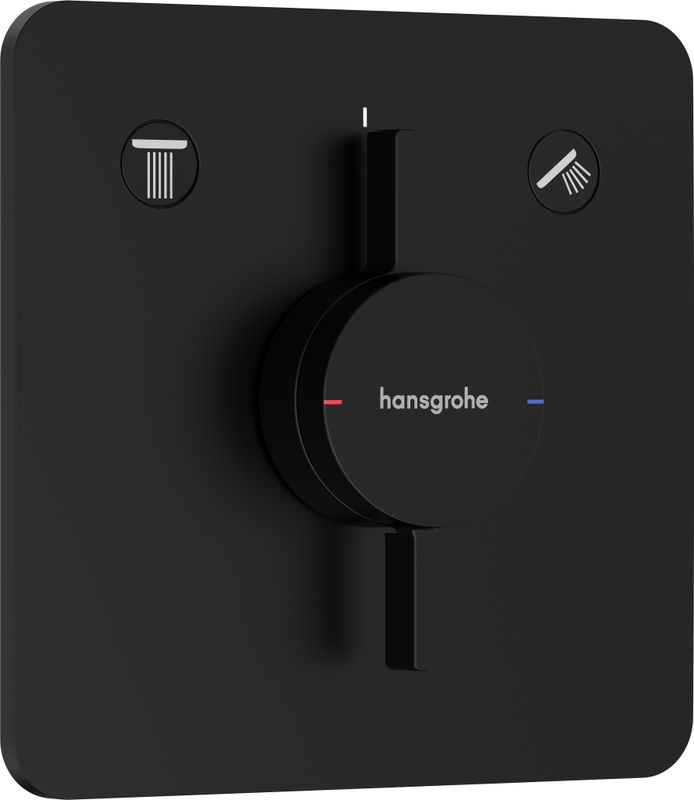 Hansgrohe Fertigset UP-Mischer DuoTurn Q, 2 Verbraucher, Farbe schwarz Bild 1