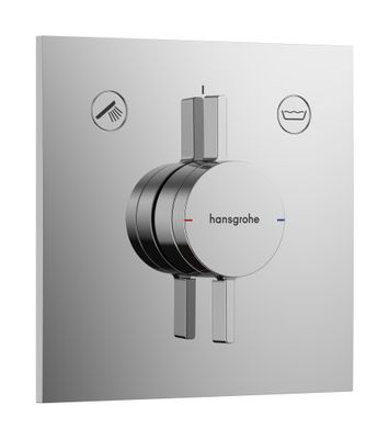 Hansgrohe Fertigset UP-Mischer DuoTurn E, 2 Verbraucher, Farbe chrom Bild 2