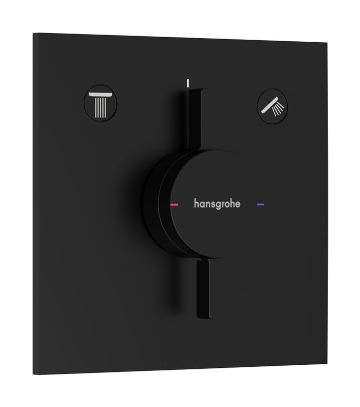 Hansgrohe Fertigset UP-Mischer DuoTurn E, 2 Verbraucher, Farbe schwarz Bild 1