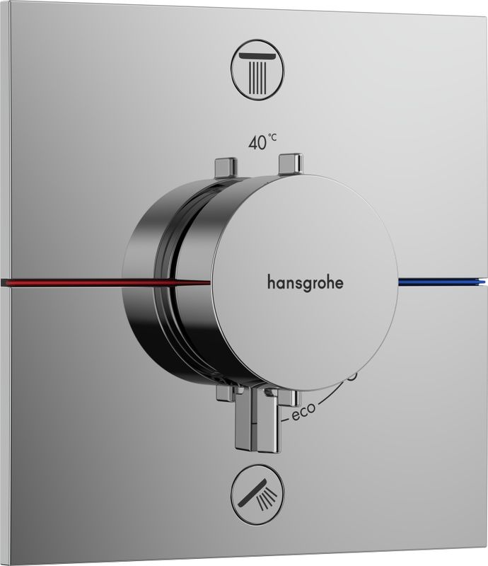 Hansgrohe Fertigset UP-Thermostat ShowerSelect Comfort E, 2 Verbraucher, Farbe chrom Bild 1