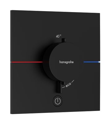 Hansgrohe Fertigset UP-Absperrventil ShowerSelect Comfort E, 3 Verbraucher, Farbe schwarz Bild 2