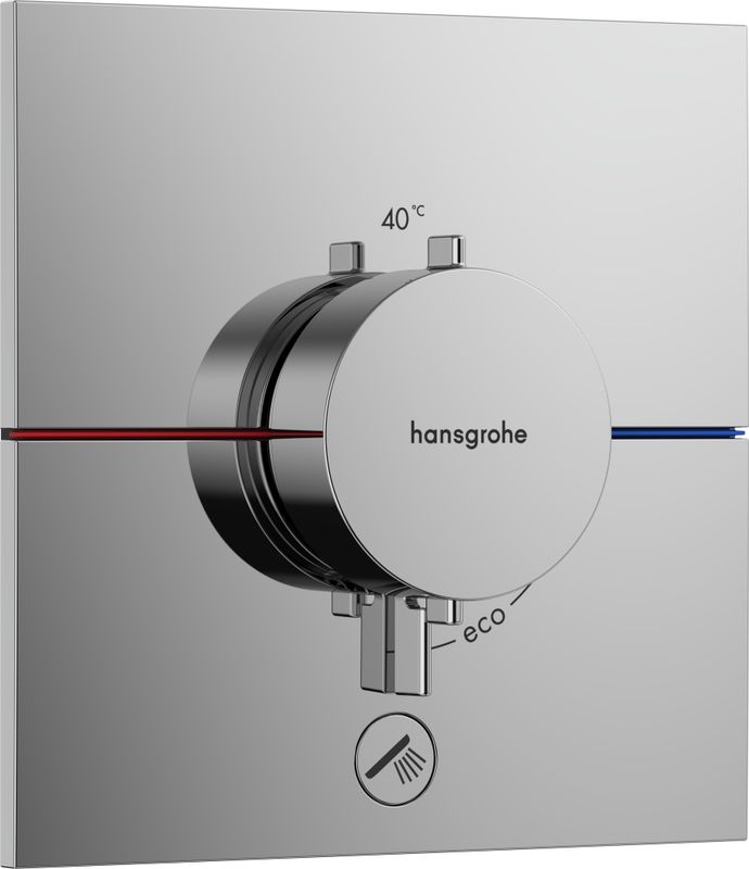 Hansgrohe Fertigset UP-Thermostat ShowerSelect Comfort E, 1 Verbraucher / 1 Ausgang, Farbe chrom Bild 1