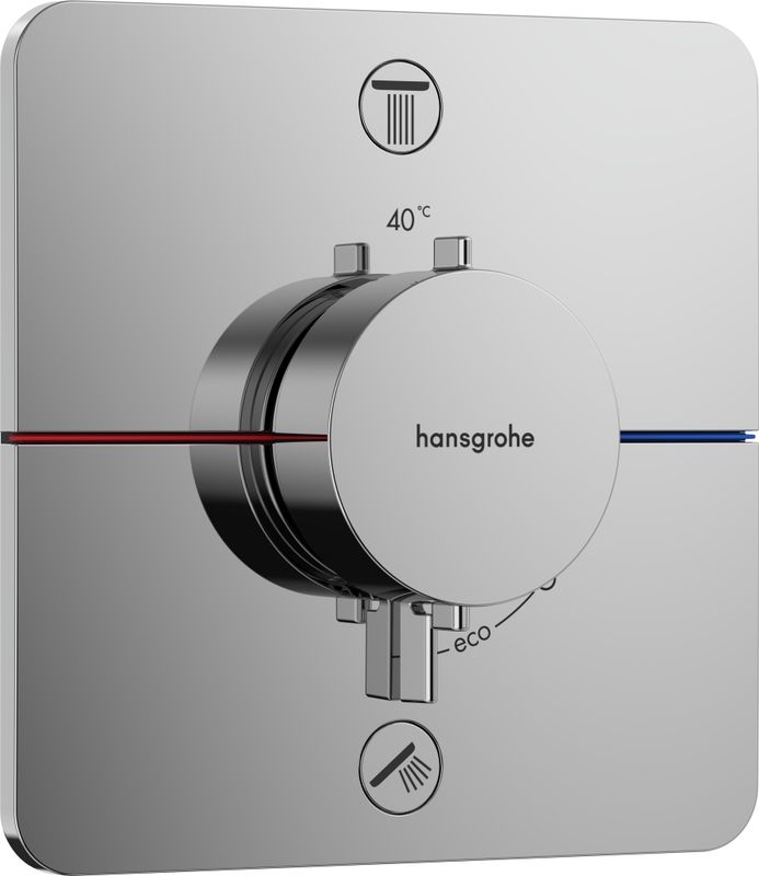 Hansgrohe Fertigset UP-Thermostat ShowerSelect Comfort Q, 2 Verbraucher, Farbe chrom Bild 1