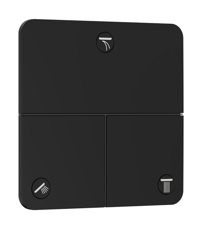 Hansgrohe Fertigset UP-Absperrventil ShowerSelect Comfort Q, 3 Verbraucher, Farbe schwarz Bild 1