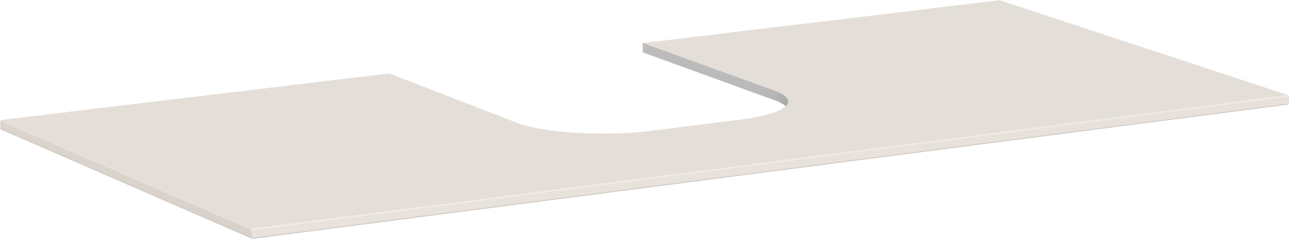 Hansgrohe Konsole Xevolos E 1180 / 550 mm mit Ausschnit.mi.für WTge 600 / 480 mm SBma, 1180 x 550 mm Bild 1