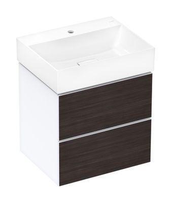 Hansgrohe Waschtisch Xevolos E 600 x 480 mm mit Hahnloch ohne Überlauf, SmartClean weiss, 190 x 480 mm, Farbe weiß Bild 2