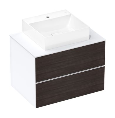 Hansgrohe Konsole Xevolos E 780 / 550 mm mit Ausschnit.mi.für WTge 600 / 480 mm, 780 x 550 mm, Farbe weiß Bild 2
