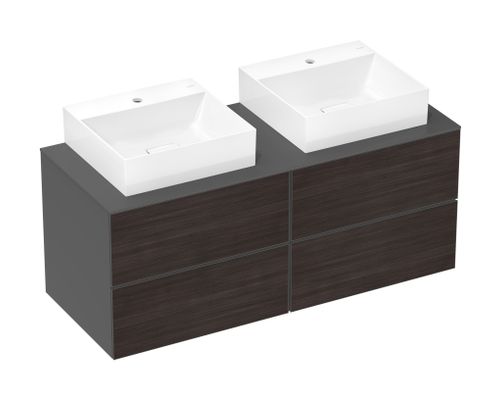 Hansgrohe Aufsatzwaschtisch ge Xevolos E 500 x 480 mm mit Hahnl.ohne ÜBL SmartClean we, 190 x 480 mm, Farbe weiß Bild 4