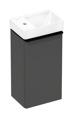 Hansgrohe Handbwaschbecken Xelu Q 360 x 250 mm mit Abl.li mit Hahn./ohne ÜBL, SmartClean weiss, 115 x 250 mm, Farbe weiß Bild 2
