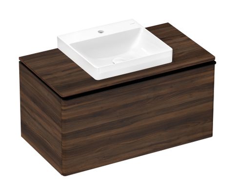 Hansgrohe Aufsatz-Handwaschbecken ge Xelu Q 500 x 480 mm mit Hahnlo.ohne Überl.SmartClean we, 130 x 480 mm, Farbe weiß Bild 2