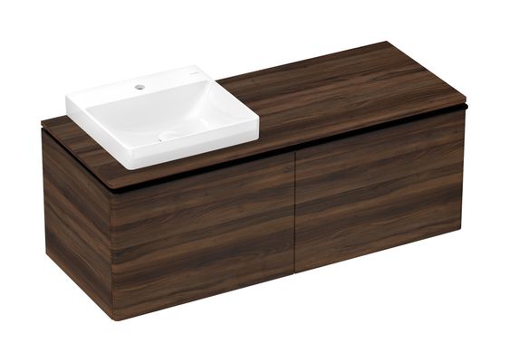 Hansgrohe Aufsatz-Handwaschbecken ge Xelu Q 500 x 480 mm mit Hahnlo.ohne Überl.SmartClean we, 130 x 480 mm, Farbe weiß Bild 6