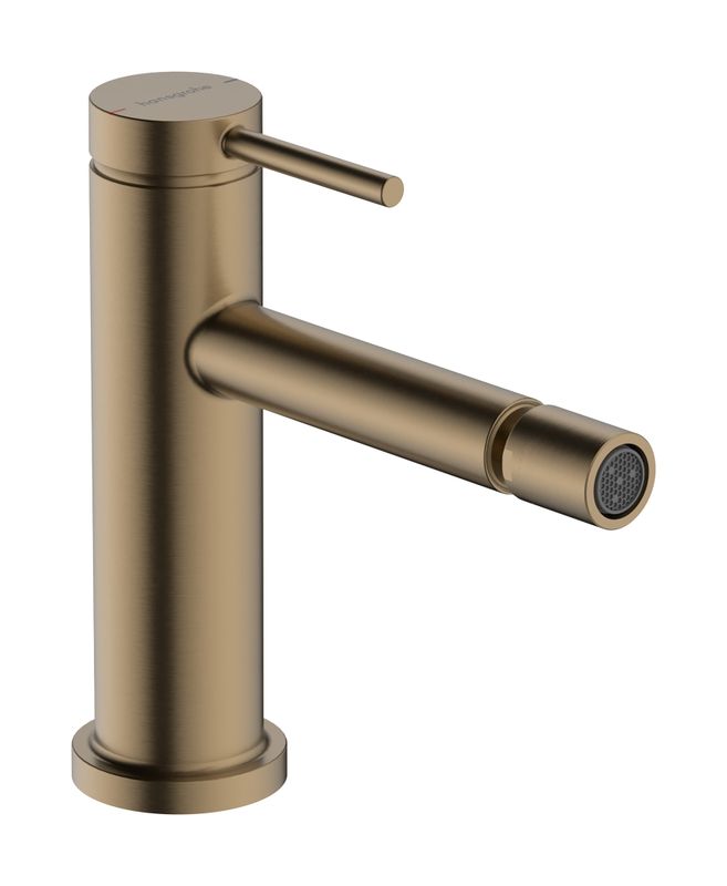 Hansgrohe Bidetmischer Tecturis S, mit Zugstangen-Ablaufgarnitur BBR, Farbe schwarz, chrom Bild 1