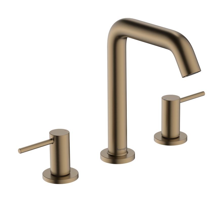 Hansgrohe 3-Loch WTA 150 Tecturis S, mit Push-Open Ablaufgarnitur BBR, Farbe bronze Bild 1