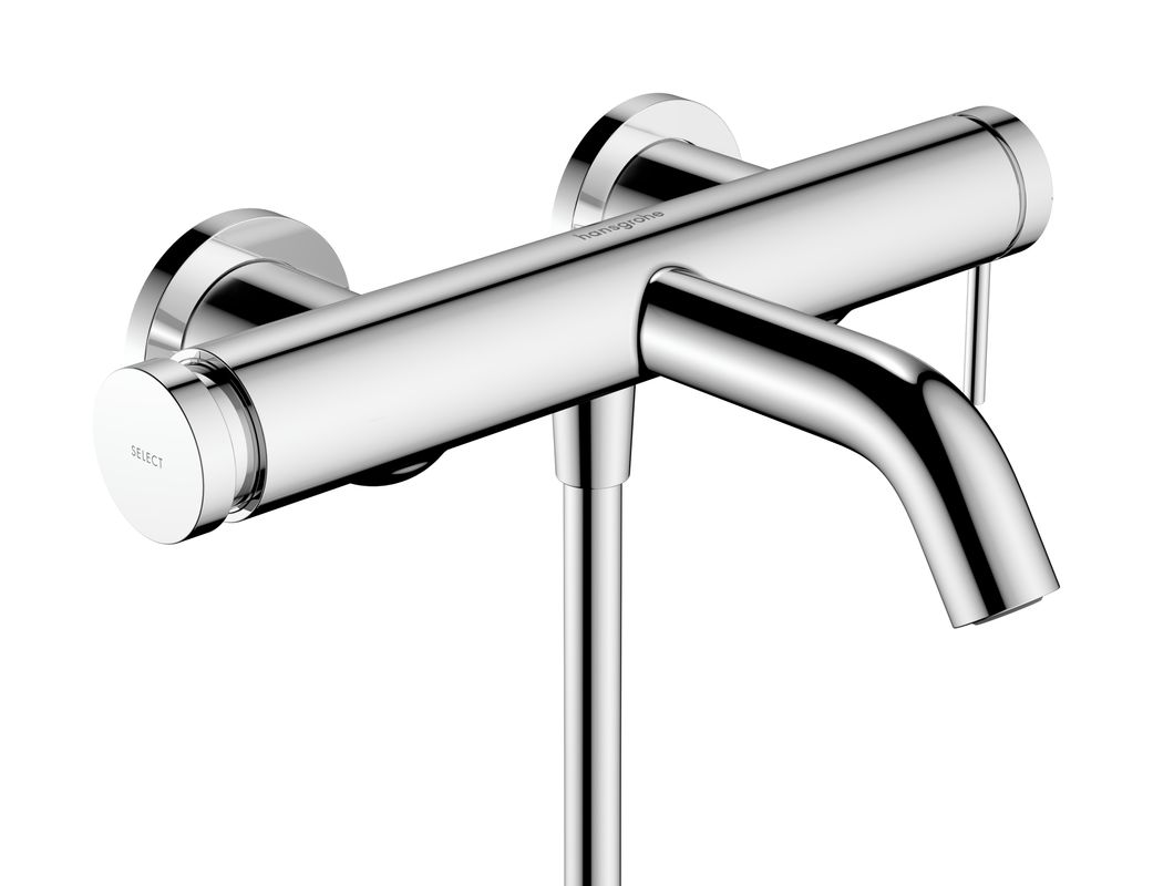 Hansgrohe Einhebel-AP-Wannenmischer, Ausladung 209 mm, Farbe chrom Bild 1