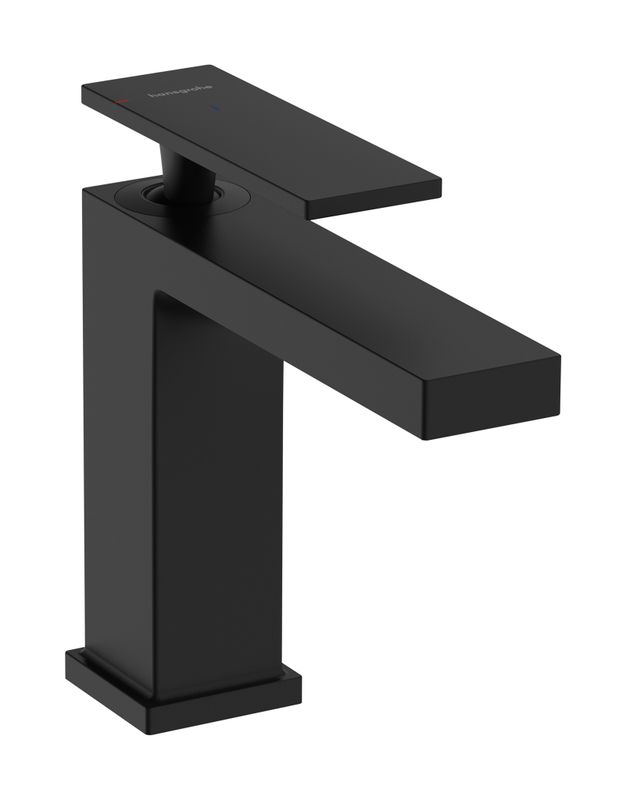 Hansgrohe WTM 110 Tecturis E CoolStart EcoSmart+ mit Zugstangen-Ablaufg. MSW, Farbe schwarz Bild 1