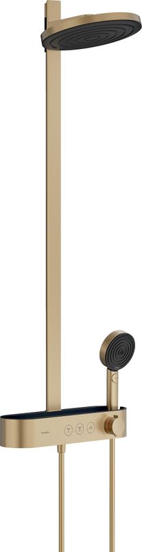 Hansgrohe Showerpipe Pulsify S 260 2j EcoSmart, mit Brausethermostat Aufputz BBR, 1104 x 413 x 276 mm, Farbe bronze Bild 1