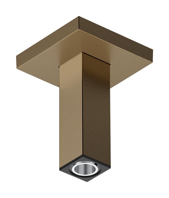 Hansgrohe Deckenanschluss E 100 mm BBR, 80 mm, Farbe bronze Bild 1