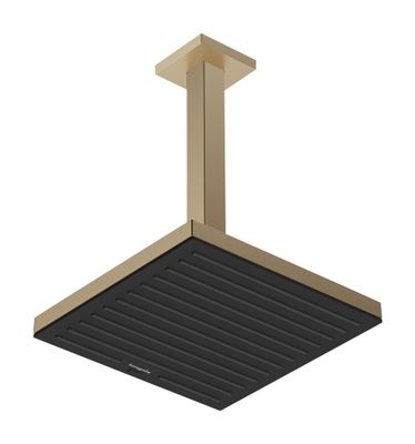 Hansgrohe Deckenanschluss E 100 mm BBR, 80 mm, Farbe bronze Bild 3