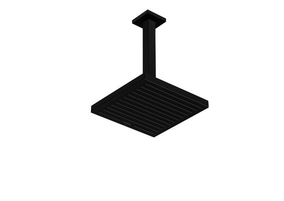 Hansgrohe Deckenanschluss E 300 mm matt, 80 mm, Farbe schwarz Bild 2