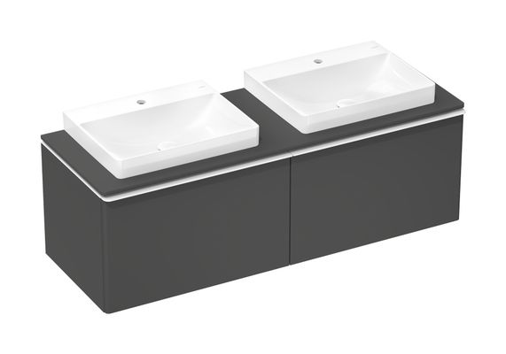 Hansgrohe Aufsatzwaschtisch ge Xelu Q 600 x 480 mm mit Hahnl.ohne Überl.SmartClean weiss, 130 x 480 mm, Farbe weiß Bild 11