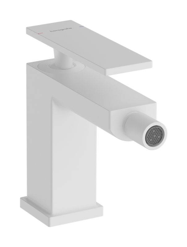 Hansgrohe Bidetmischer Tecturis E, mit Zugstangen-Ablaufgarnitur MW, Farbe weiß Bild 1