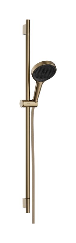 Hansgrohe Brauseset Rainfinity 130 3jet EcoSm Unica S Puro Typ 90 Push Schieber BBR, Farbe bronze Bild 1