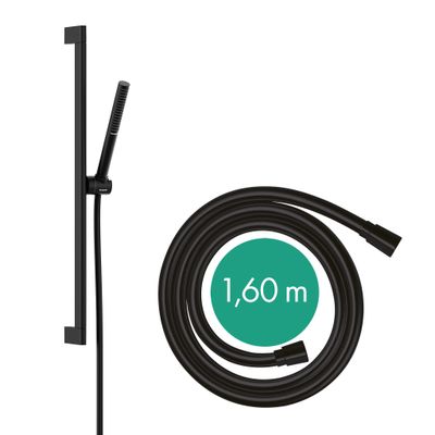 Hansgrohe Brauseset Pulsify S 100 1j EcoSmart+, mit Brausestange Typ 65 matt, Farbe schwarz Bild 2