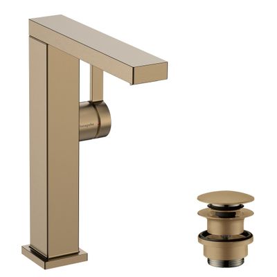 Hansgrohe WTM 210 Tecturis E Fine CoolStart EcoSmart+, Schwenkauslauf, Push-Open BBR, Farbe bronze Bild 2