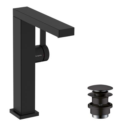 Hansgrohe WTM 210 Tecturis E Fine CoolStart EcoSmart+, Schwenkauslauf, Push-Open MSW, Farbe schwarz Bild 2