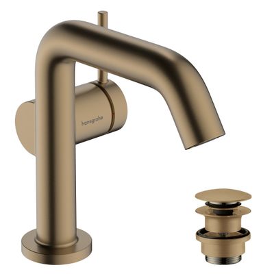 Hansgrohe WTM 110 Tecturis S Fine CoolStart, mit Push-Open Ablaufgarnitur BBR, Farbe bronze Bild 2
