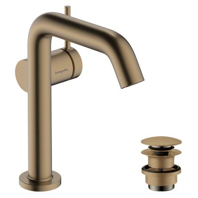 Hansgrohe WTM 150 Tecturis S Fine CoolStart EcoSmart+ mit Push-Open Ablaufg. BBR, Farbe bronze Bild 2