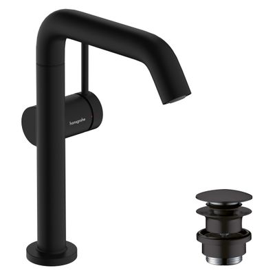 Hansgrohe WTM 210 Tecturis S Fine CoolStart Schwenkauslauf mit Push-Open Ablaufgar.MSW, Farbe schwarz Bild 2