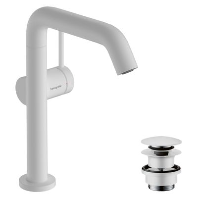 Hansgrohe WTM 210 Tecturis S Fine CoolStart Schwenkauslauf mit Push-Open Ablaufgar.MW, Farbe weiß Bild 2