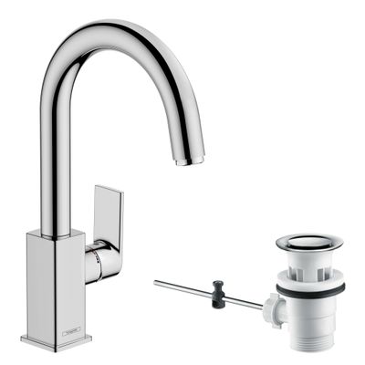 Hansgrohe Waschtischmischer 210 Vernis Shape Schwenkauslauf, Farbe chrom Bild 2