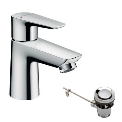 Hansgrohe Waschtischmischer 80 Talis E chrom Niederdruck, Farbe chrom Bild 2