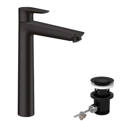 Hansgrohe Waschtischmischer 240 Talis E matt, Farbe schwarz Bild 2
