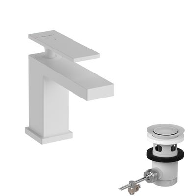 Hansgrohe WTM 80 Tecturis E CoolStart EcoSmart+ mit Zugstangen-Ablaufg. MW, Farbe weiß Bild 2