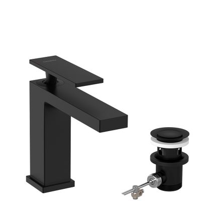 Hansgrohe WTM 110 Tecturis E CoolStart EcoSmart+ mit Zugstangen-Ablaufg. MSW, Farbe schwarz Bild 2