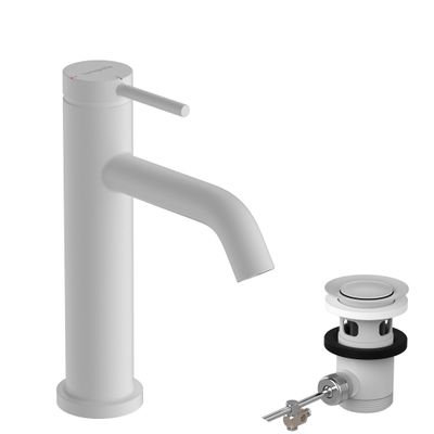 Hansgrohe WTM 110 Tecturis S CoolStart EcoSmart+ mit Zugstangen-Ablaufg. MW, Farbe weiß Bild 2