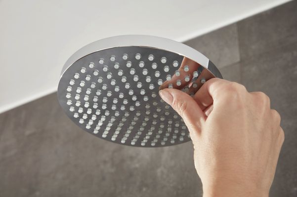 Hansgrohe Showerpipe Croma 160, mit Thermostat, Brausearm 270 mm, 1439 x 270 x 380 x 360 mm, Farbe chrom Bild 11