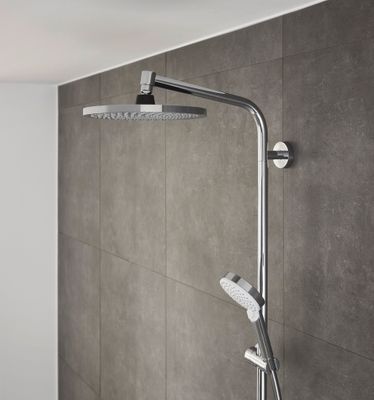 Hansgrohe Showerpipe Crometta S 240, 1jet, mit Thermostat, 1427 x 350 x 304 x 468 mm, Farbe chrom Bild 15