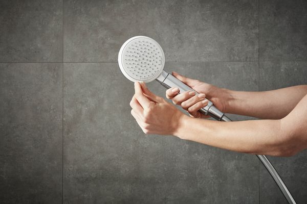 Hansgrohe Handbrause Crometta 100 Vario EcoSmart weiss / chrom, 100 mm, Farbe weiß Bild 21