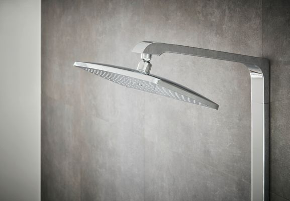 Hansgrohe Raindance Showerpipe Select E360 mit Thermostat, Brausearm 380 mm, 1269 x 380 x 559 x 476 mm, Farbe chrom Bild 11