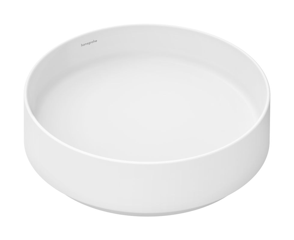 Hansgrohe Aufsatzwaschtisch Xuniva Evo S ohne Hahnloch u.Überlauf MW, 400 x 400 mm, Farbe weiß Bild 1