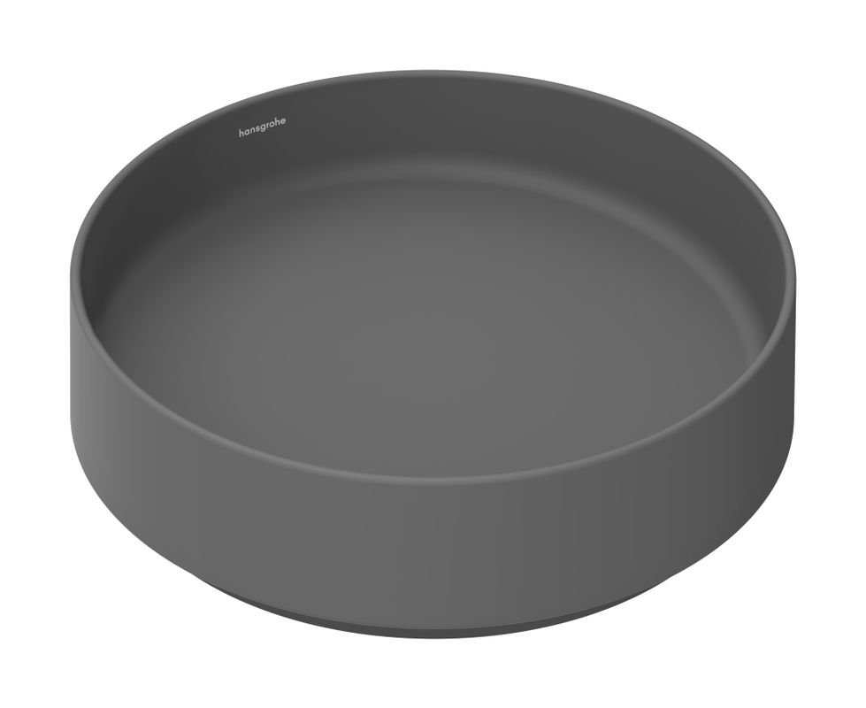 Hansgrohe Aufsatzwaschtisch Xuniva Evo S ohne Hahnloch u.Überlauf SGma, 400 x 400 mm, Farbe schiefergrau Bild 1